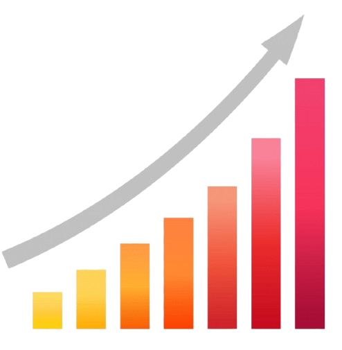 3D search engine results page icon representing SEO optimization, website ranking, and digital marketing performance
